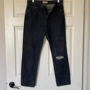 Madewell The Perfect Vintage Jean, Distressed Charcoal